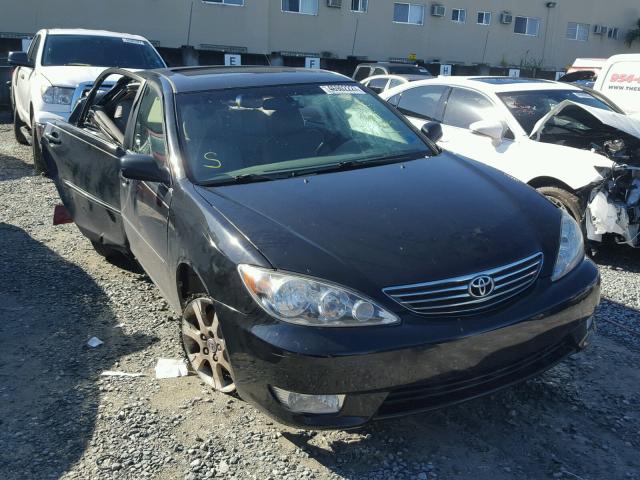 4T1BF32K55U092807 - 2005 TOYOTA CAMRY LE BLACK photo 1