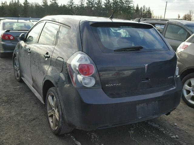 5Y2SP67039Z404965 - 2009 PONTIAC VIBE BLACK photo 3