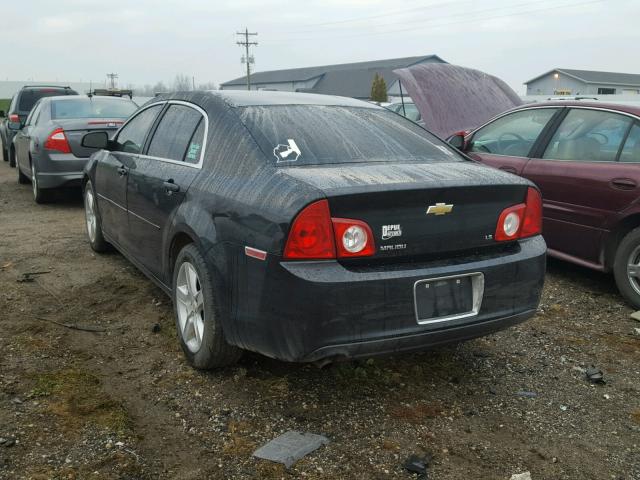 1G1ZG57B794140990 - 2009 CHEVROLET MALIBU LS BLACK photo 3