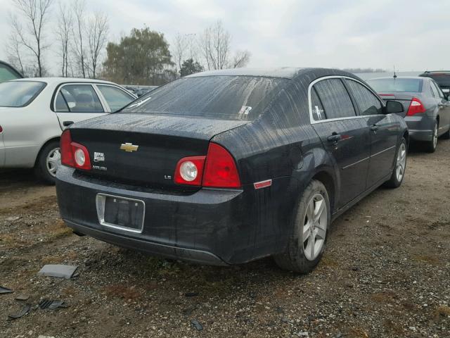 1G1ZG57B794140990 - 2009 CHEVROLET MALIBU LS BLACK photo 4