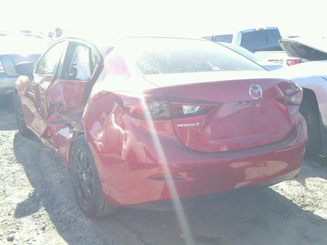 JM1BM1U71G1277030 - 2016 MAZDA 3 SPORT RED photo 3