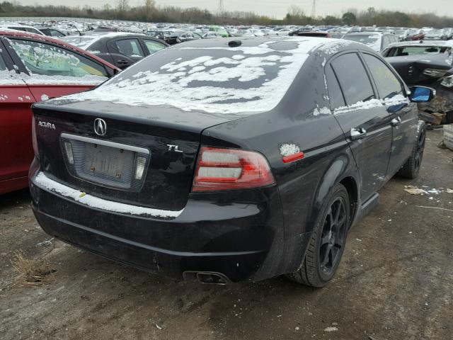 19UUA66238A010622 - 2008 ACURA TL BLACK photo 4