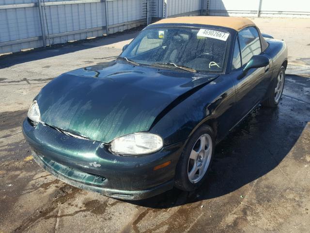 JM1NB3534X0115425 - 1999 MAZDA MX-5 MIATA GREEN photo 2