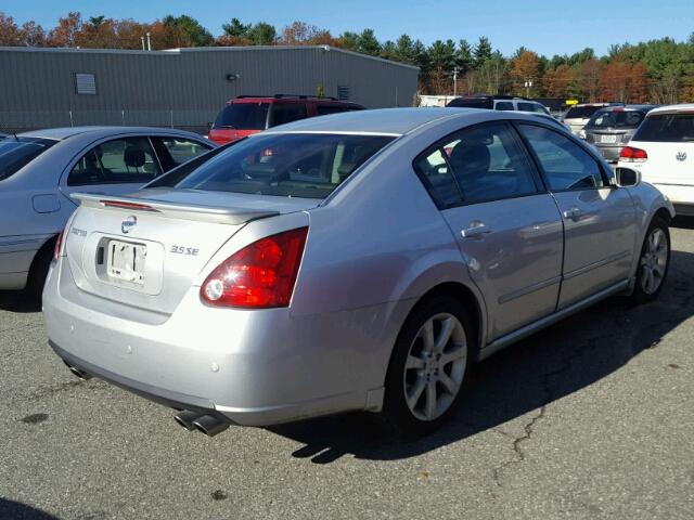 1N4BA41E47C831068 - 2007 NISSAN MAXIMA SE SILVER photo 4