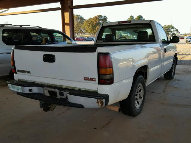 1GTEC14T25Z160102 - 2005 GMC NEW SIERRA WHITE photo 4