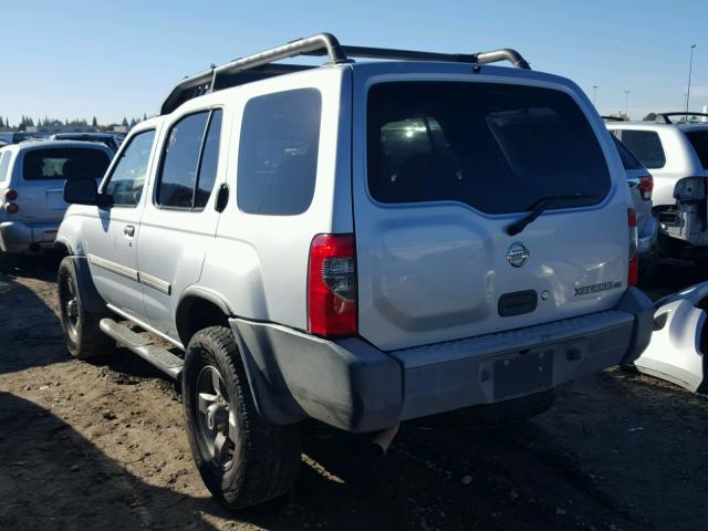 5N1ED28T02C527876 - 2002 NISSAN XTERRA XE SILVER photo 3