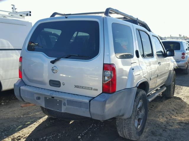 5N1ED28T02C527876 - 2002 NISSAN XTERRA XE SILVER photo 4