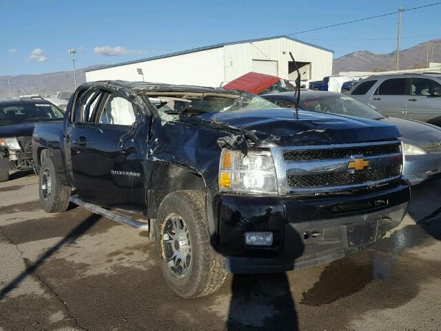 3GCPKTE31BG330046 - 2011 CHEVROLET SILVERADO BLACK photo 1