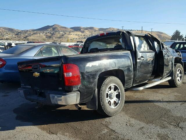 3GCPKTE31BG330046 - 2011 CHEVROLET SILVERADO BLACK photo 4