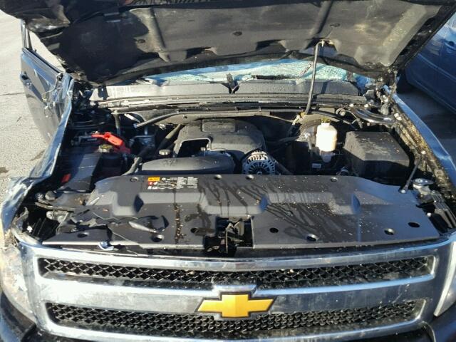 3GCPKTE31BG330046 - 2011 CHEVROLET SILVERADO BLACK photo 7