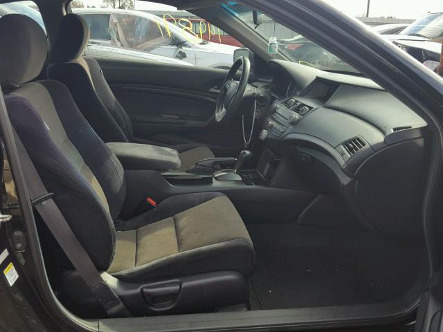 1HGCS12388A018550 - 2008 HONDA ACCORD LX- BLACK photo 5