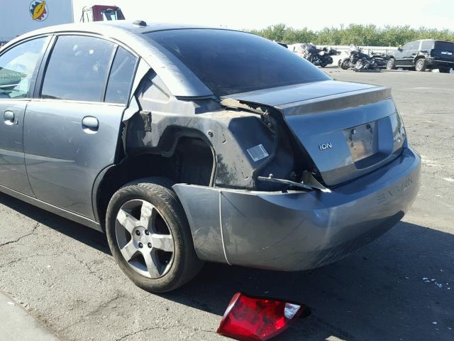 1G8AL55FX6Z125382 - 2006 SATURN ION LEVEL CHARCOAL photo 9