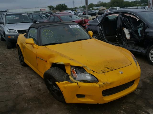 JHMAP11401T006497 - 2001 HONDA S2000 YELLOW photo 1