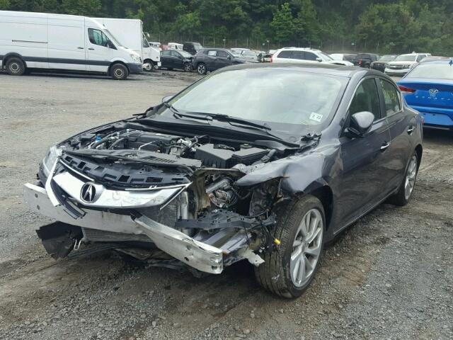 19UDE2F78JA002661 - 2018 ACURA ILX PREMIU GRAY photo 2