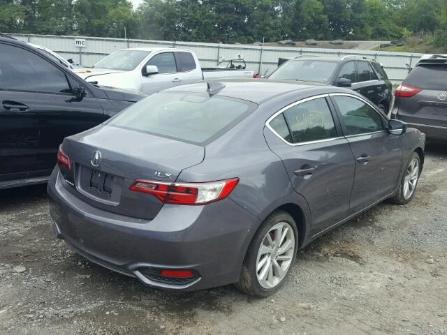 19UDE2F78JA002661 - 2018 ACURA ILX PREMIU GRAY photo 4