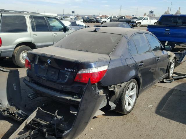 WBANU53578CT19935 - 2008 BMW 528 I BLUE photo 4