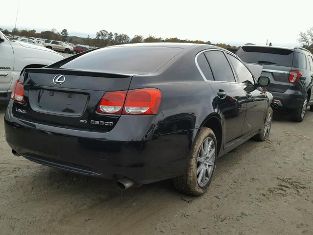 JTHCH96S160013737 - 2006 LEXUS GS GENERAT BLACK photo 4