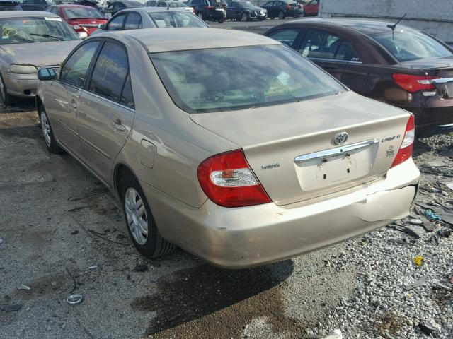 JTDBE32K220073304 - 2002 TOYOTA CAMRY LE 棕色 照片 3