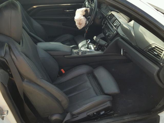 WBS3U9C54FP967913 - 2015 BMW M4 WHITE photo 5