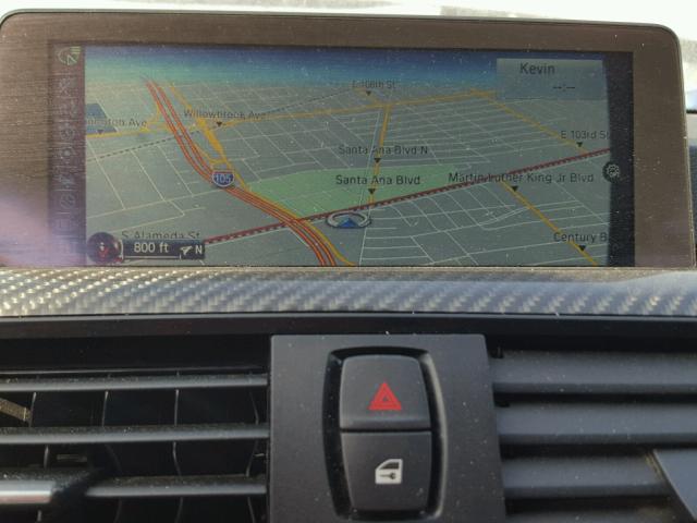 WBS3U9C54FP967913 - 2015 BMW M4 WHITE photo 9