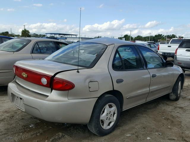 1G1JC52F957166941 - 2005 CHEVROLET CAVALIER GOLD photo 4