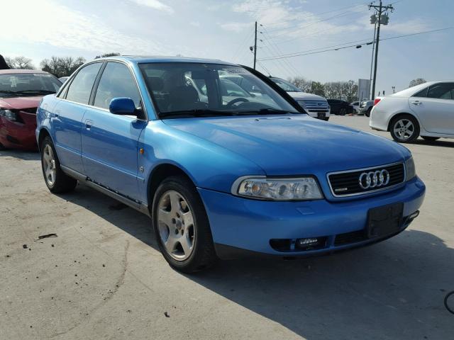 WAUED68DXWA000611 - 1998 AUDI A4 2.8 QUA BLUE photo 1