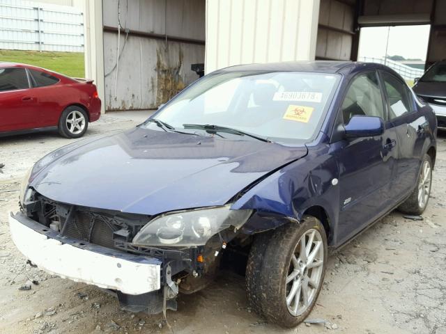 JM1BK323441164668 - 2004 MAZDA 3 S BLUE photo 2