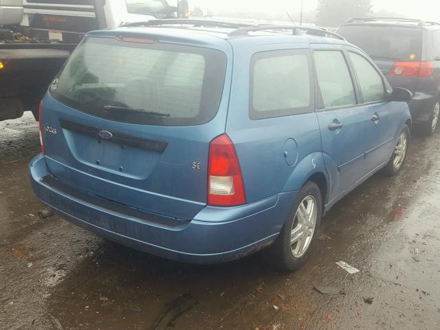 1FAFP36311W161759 - 2001 FORD FOCUS SE BLUE photo 4