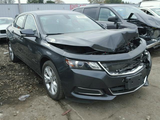 1G1125S30FU122256 - 2015 CHEVROLET IMPALA LT GRAY photo 1