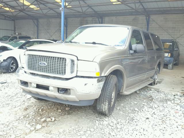 1FMNU42L72EC06006 - 2002 FORD EXCURSION GOLD photo 2