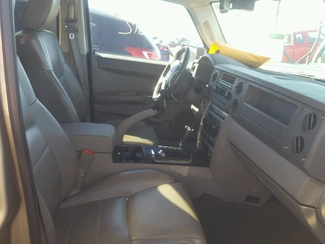 1J8HG48N56C164737 - 2006 JEEP COMMANDER Qızıl foto 5