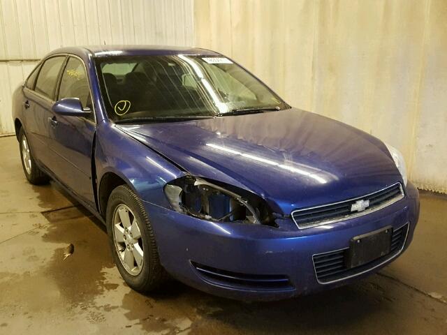 2G1WT58K779254561 - 2007 CHEVROLET IMPALA LT BLUE photo 1