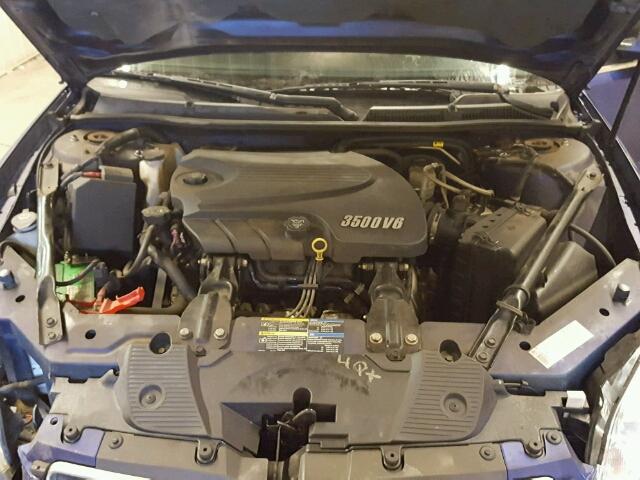 2G1WT58K779254561 - 2007 CHEVROLET IMPALA LT BLUE photo 7