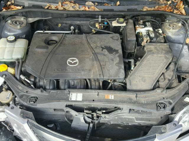 JM1BK12F351256029 - 2005 MAZDA 3 I GRAY photo 7