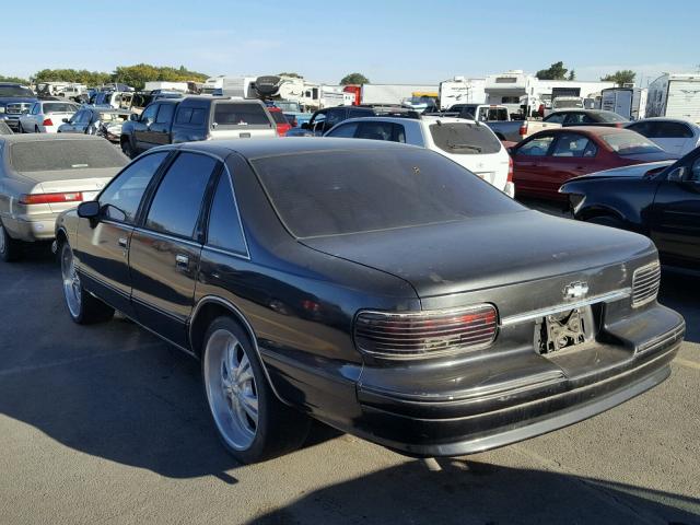 1G1BN52P9RR153110 - 1994 CHEVROLET CAPRICE CL BLACK photo 3