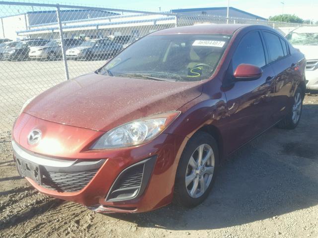 JM1BL1SG8A1307718 - 2010 MAZDA 3 I RED photo 2