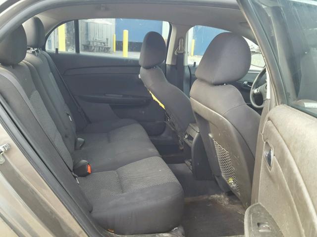 1G1ZC5E1XBF236600 - 2011 CHEVROLET MALIBU 1LT BROWN photo 6