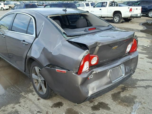 1G1ZC5E1XBF236600 - 2011 CHEVROLET MALIBU 1LT BROWN photo 9