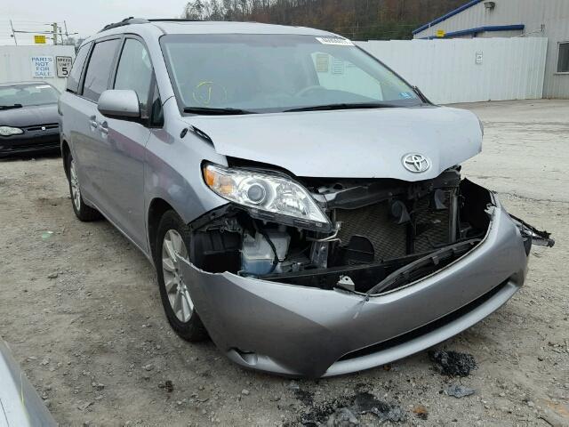 5TDDK3DC2ES081640 - 2014 TOYOTA SIENNA XLE GRAY photo 1