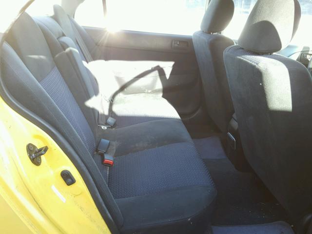 JA3AJ86E42U073367 - 2002 MITSUBISHI LANCER OZ YELLOW photo 6