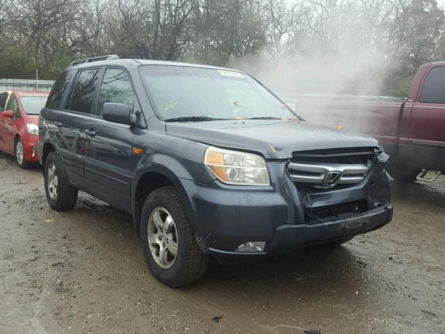 2HKYF18456H558100 - 2006 HONDA PILOT GRAY photo 1