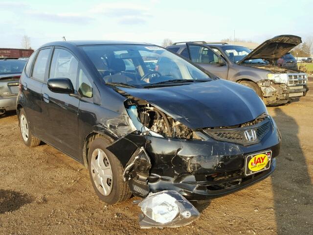 JHMGE8H36DC080081 - 2013 HONDA FIT BLACK photo 1