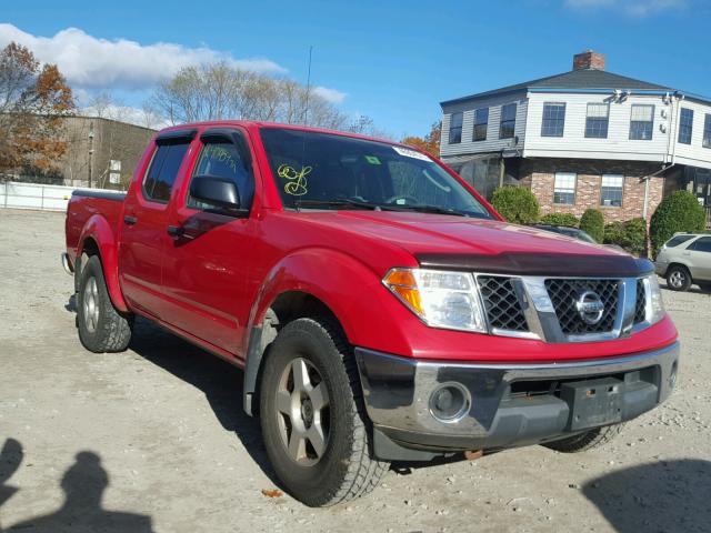 1N6AD07W45C462020 - 2005 NISSAN FRONTIER RED photo 1