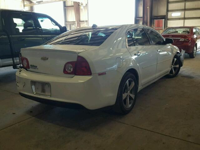 1G1ZC5E03CF198071 - 2012 CHEVROLET MALIBU 1LT WHITE photo 4