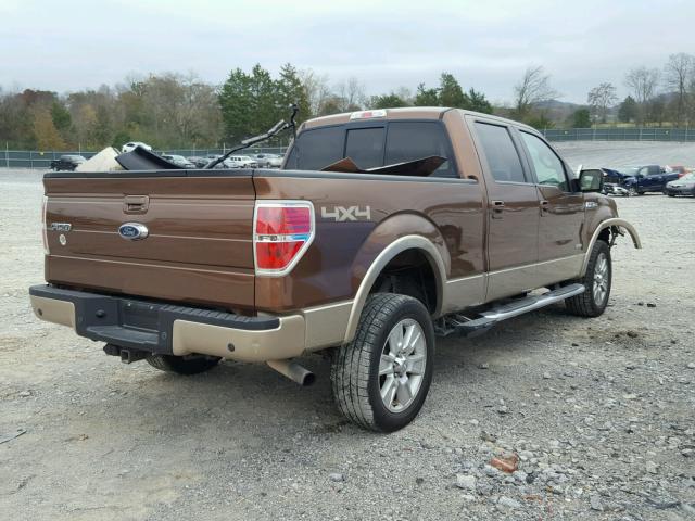 1FTFW1ET1BFB97701 - 2011 FORD F150 SUPER BROWN photo 4