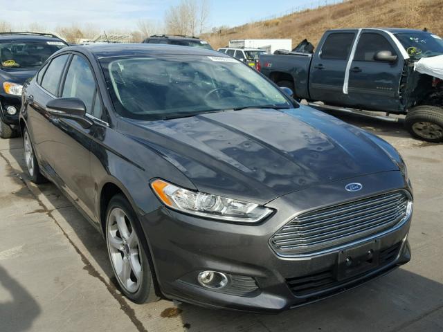 3FA6P0HD2GR303858 - 2016 FORD FUSION SE GRAY photo 1