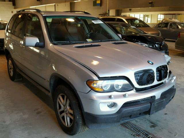 5UXFA13594LU21772 - 2004 BMW X5 3.0I SILVER photo 1