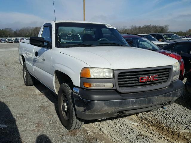 1GTEK14V31E202833 - 2001 GMC NEW SIERRA WHITE photo 1