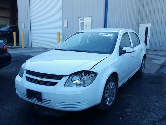 1G1AT58H797213558 - 2009 CHEVROLET COBALT LT WHITE photo 2