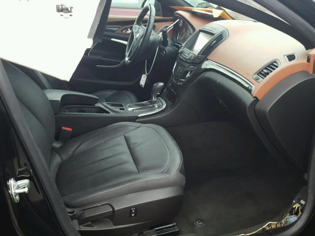 2G4GK5EX5G9160849 - 2016 BUICK REGAL BLACK photo 5